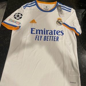 Real Madrid home soccer Jersey small